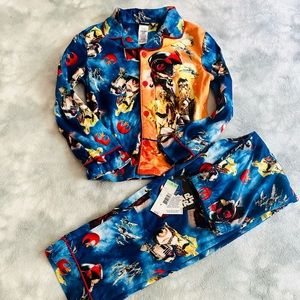 Star Wars Boys Flannel Pajamas Sz 8 New